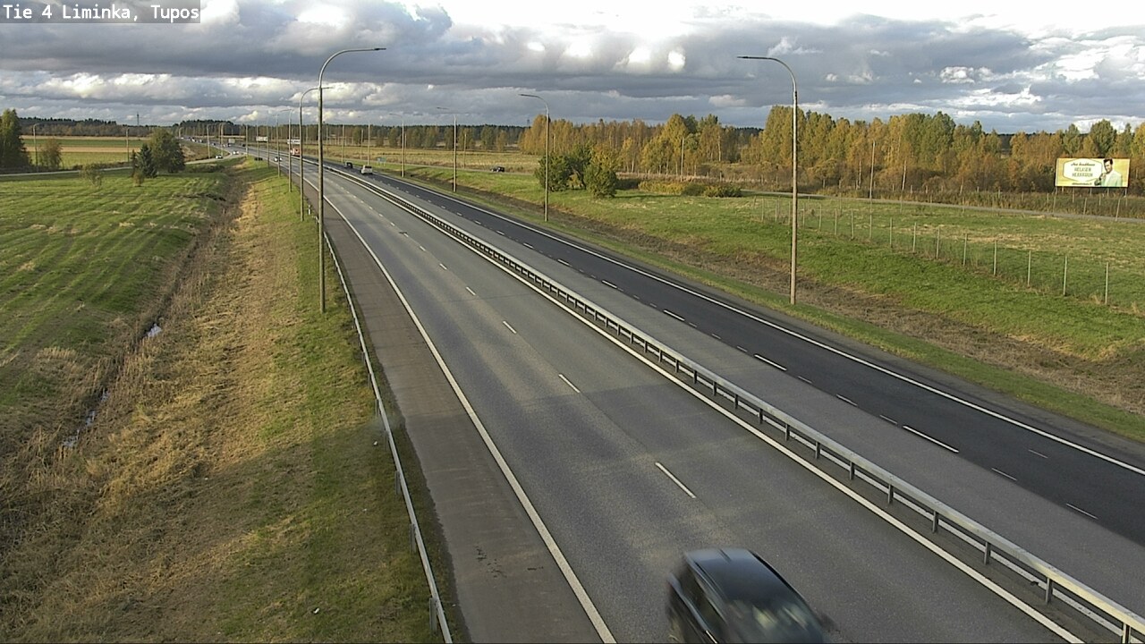 Weather Camera Image Väg 4 Limingo, Tupos, Liminka, Pohjois-Pohjanmaa