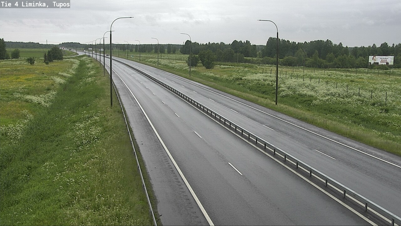 Kelikamerat Kuva Tie 4 Liminka, Tupos, Liminka, Pohjois-Pohjanmaa