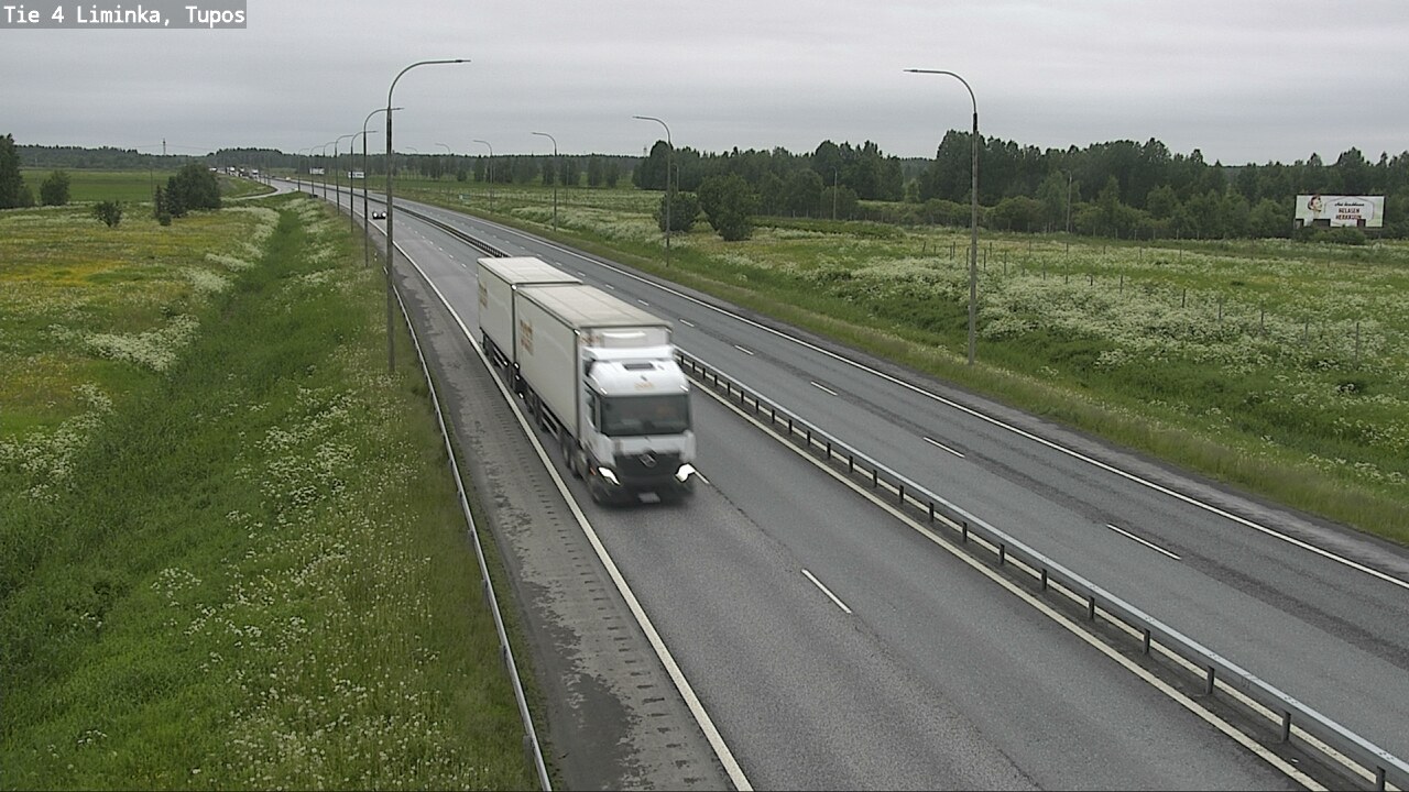 Kelikamerat Kuva Tie 4 Liminka, Tupos, Liminka, Pohjois-Pohjanmaa