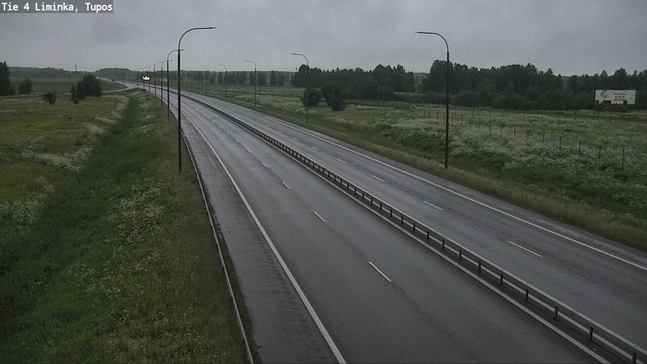 Kelikamerat Kuva Tie 4 Liminka, Tupos, Liminka, Pohjois-Pohjanmaa