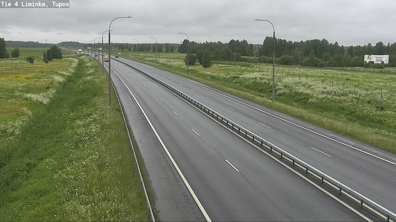 Kelikamerat Kuva Tie 4 Liminka, Tupos, Liminka, Pohjois-Pohjanmaa