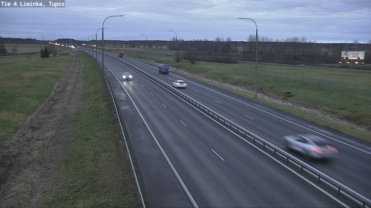 Kelikamerat Kuva Tie 4 Liminka, Tupos, Liminka, Pohjois-Pohjanmaa