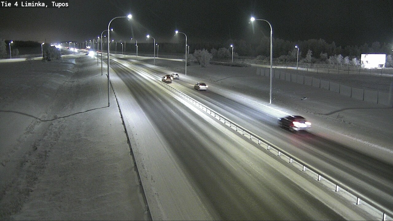 Weather Camera Image Road 4 Liminka, Tupos, Liminka, Pohjois-Pohjanmaa