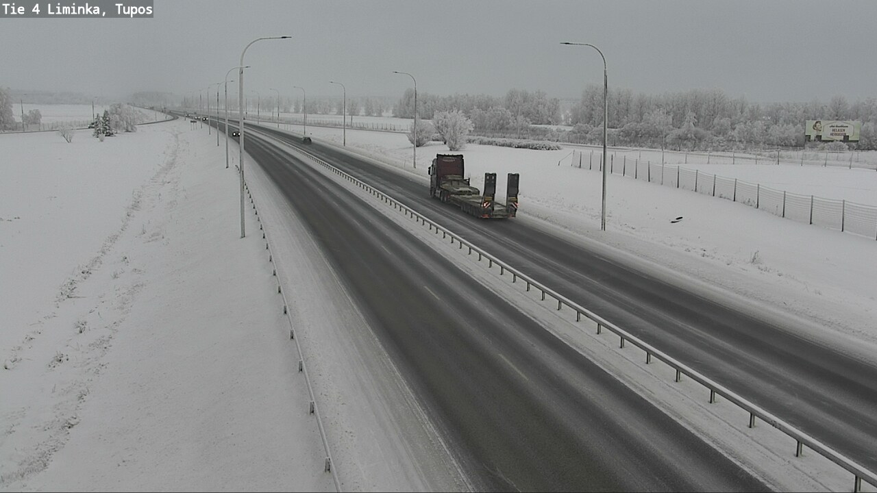 Weather Camera Image Road 4 Liminka, Tupos, Liminka, Pohjois-Pohjanmaa