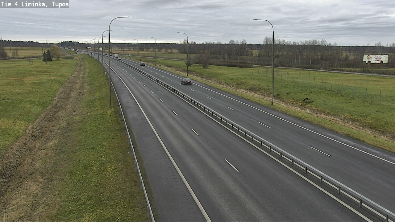 Kelikamerat Kuva Tie 4 Liminka, Tupos, Liminka, Pohjois-Pohjanmaa