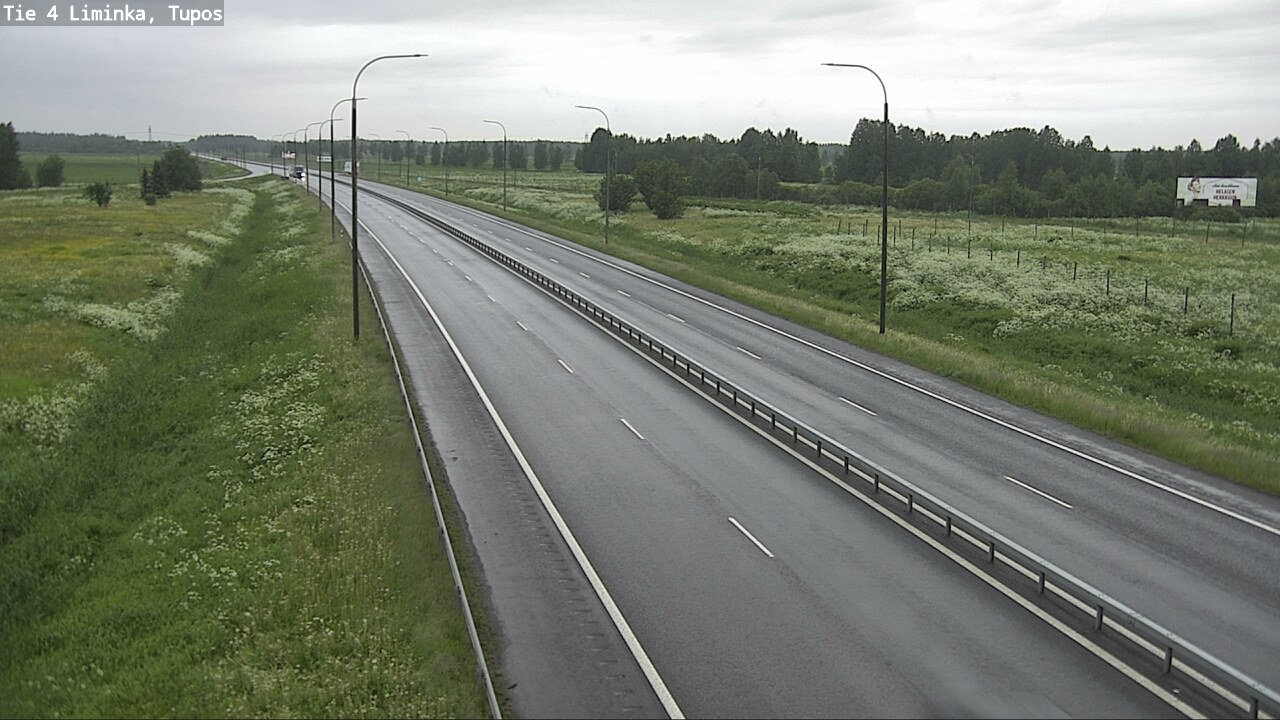 Kelikamerat Kuva Tie 4 Liminka, Tupos, Liminka, Pohjois-Pohjanmaa