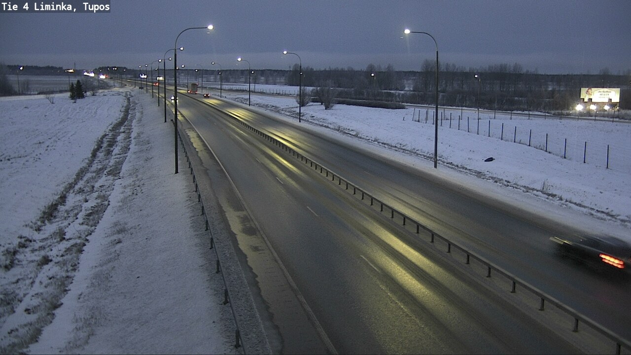Weather Camera Image Väg 4 Limingo, Tupos, Liminka, Pohjois-Pohjanmaa