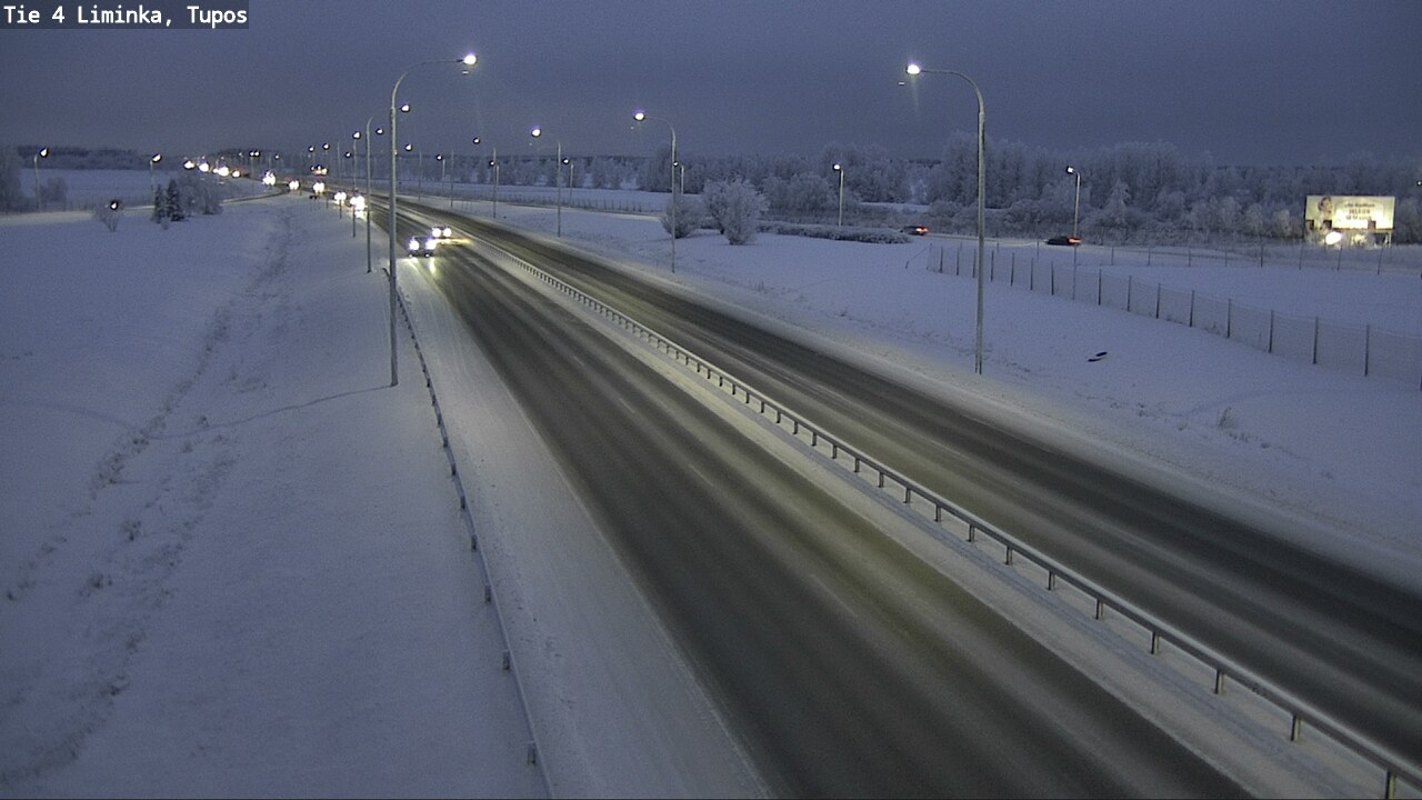 Weather Camera Image Road 4 Liminka, Tupos, Liminka, Pohjois-Pohjanmaa