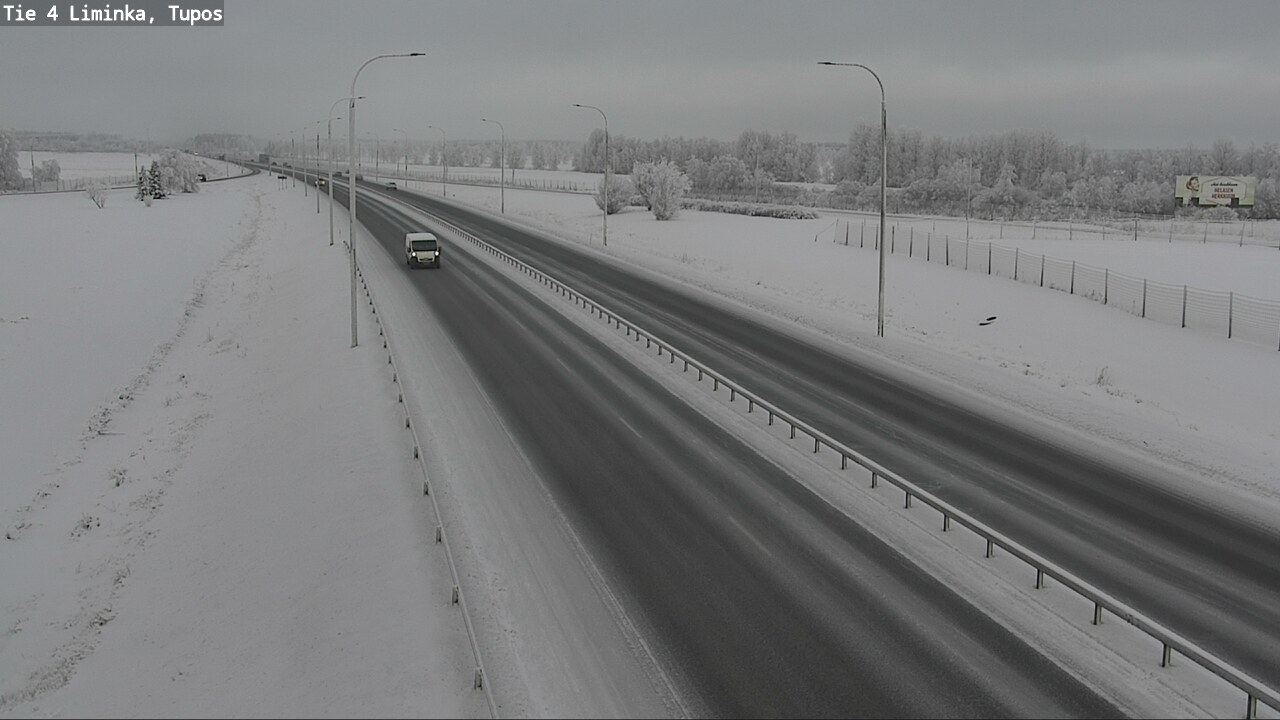 Weather Camera Image Road 4 Liminka, Tupos, Liminka, Pohjois-Pohjanmaa