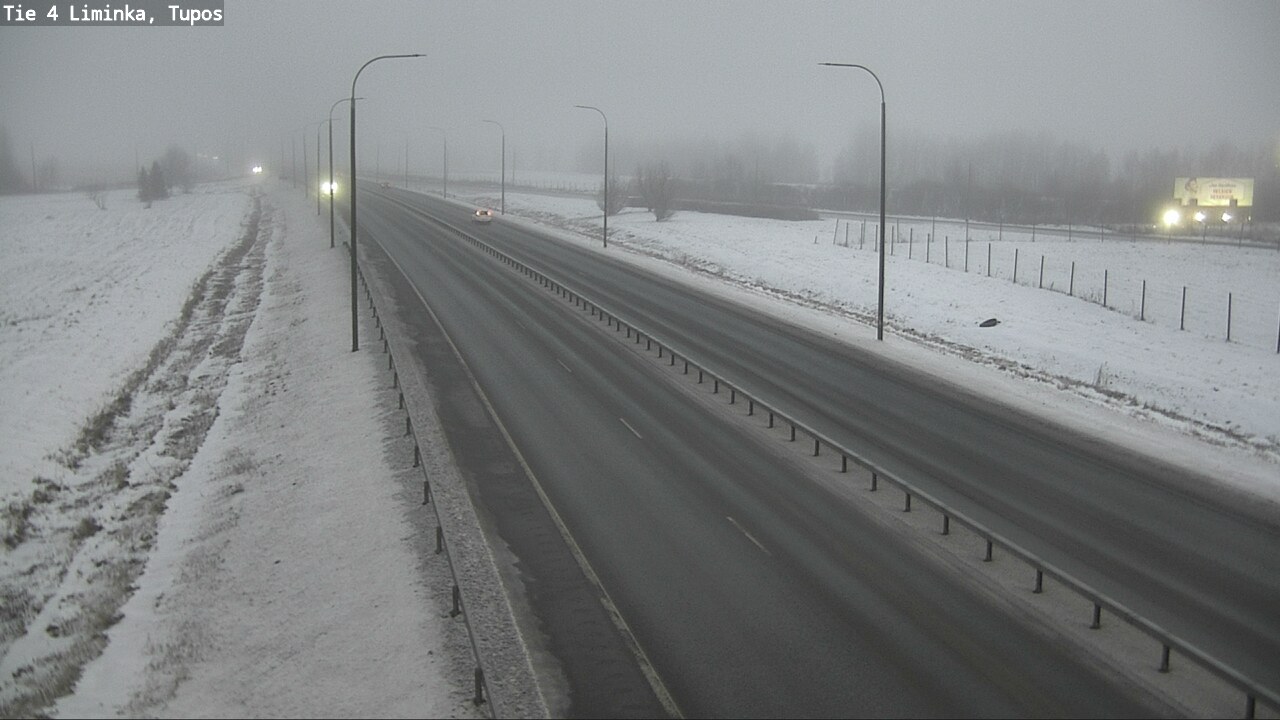 Weather Camera Image Road 4 Liminka, Tupos, Liminka, Pohjois-Pohjanmaa