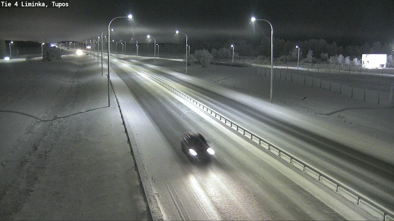 Weather Camera Image Road 4 Liminka, Tupos, Liminka, Pohjois-Pohjanmaa