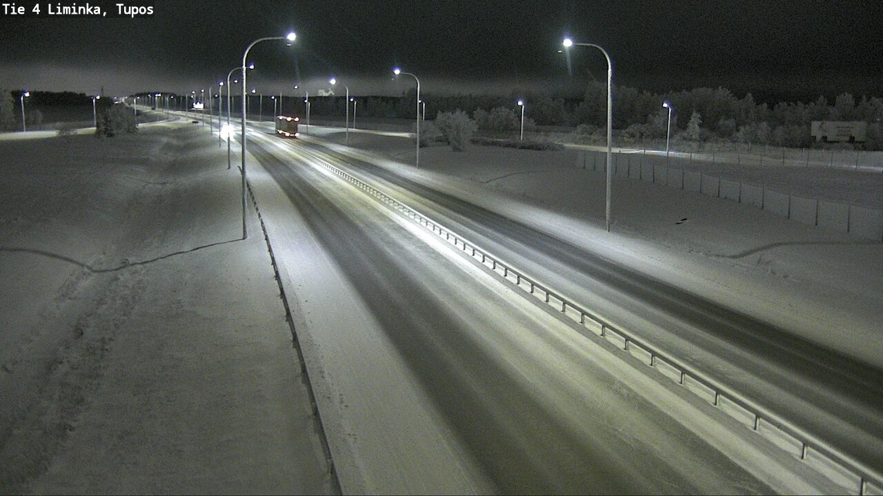 Weather Camera Image Road 4 Liminka, Tupos, Liminka, Pohjois-Pohjanmaa