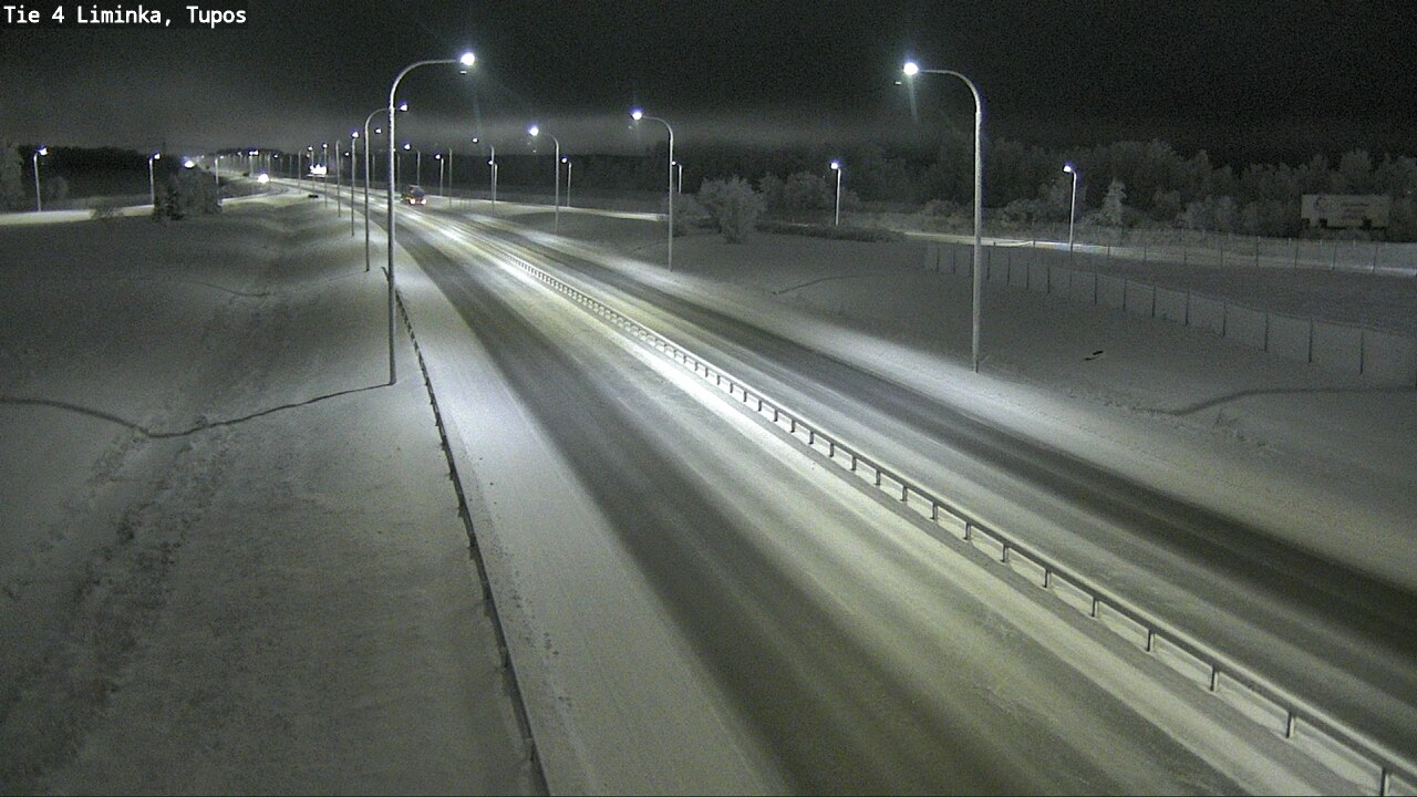 Weather Camera Image Road 4 Liminka, Tupos, Liminka, Pohjois-Pohjanmaa