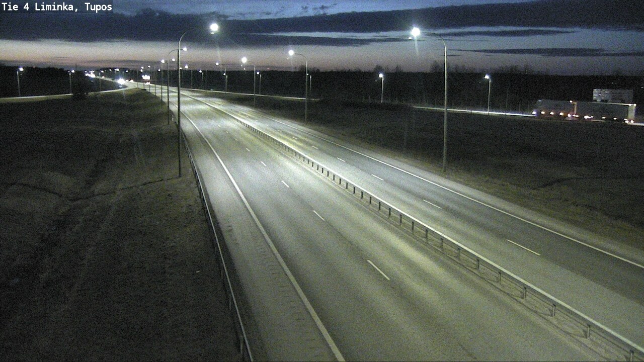 Weather Camera Image Väg 4 Limingo, Tupos, Liminka, Pohjois-Pohjanmaa