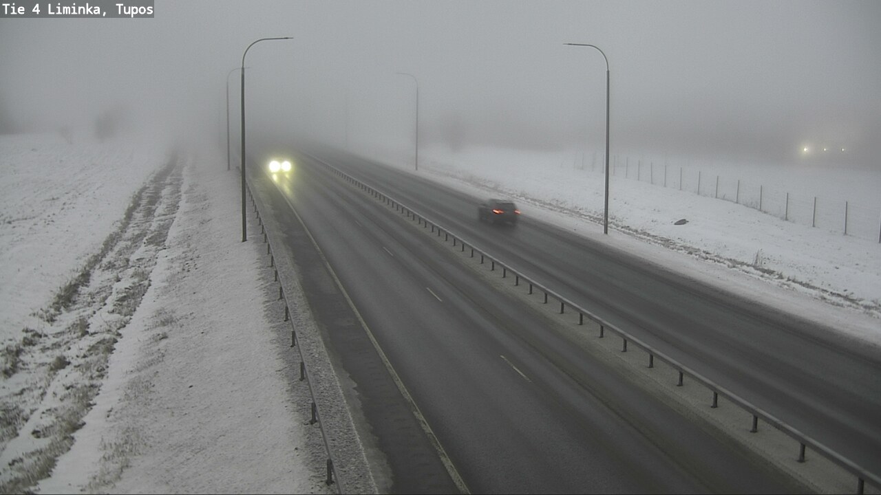 Weather Camera Image Road 4 Liminka, Tupos, Liminka, Pohjois-Pohjanmaa