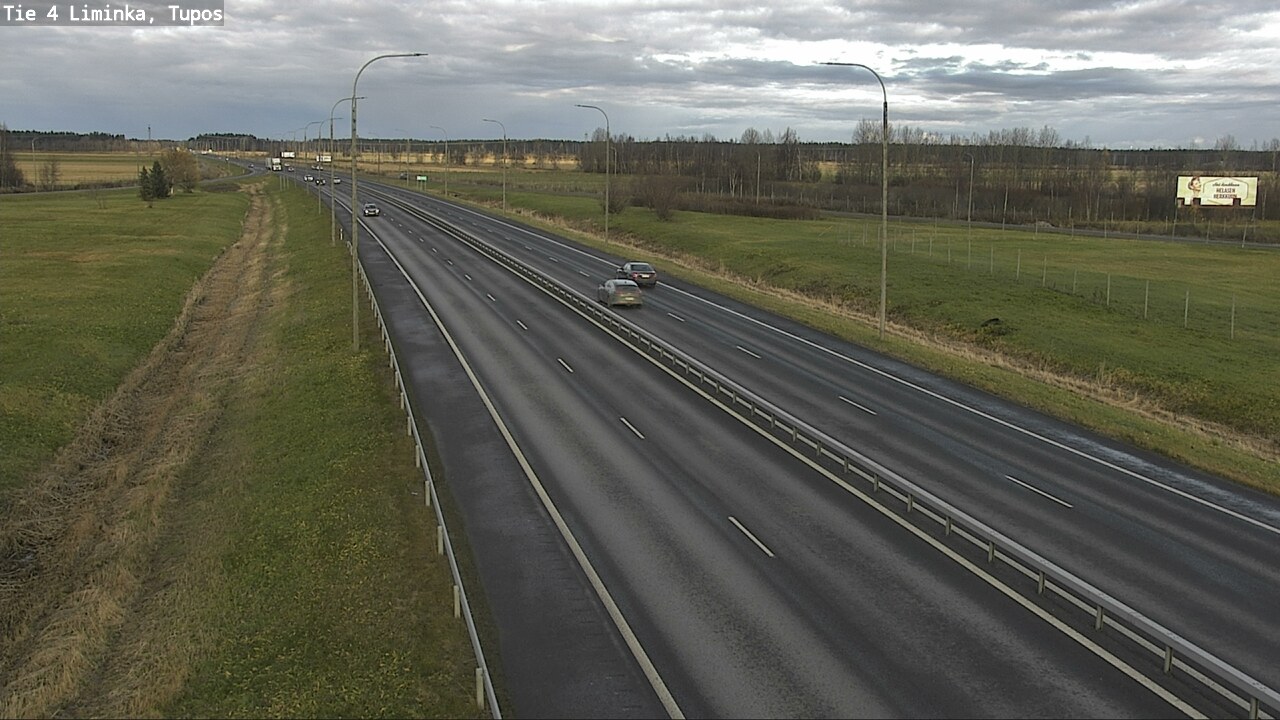 Kelikamerat Kuva Tie 4 Liminka, Tupos, Liminka, Pohjois-Pohjanmaa