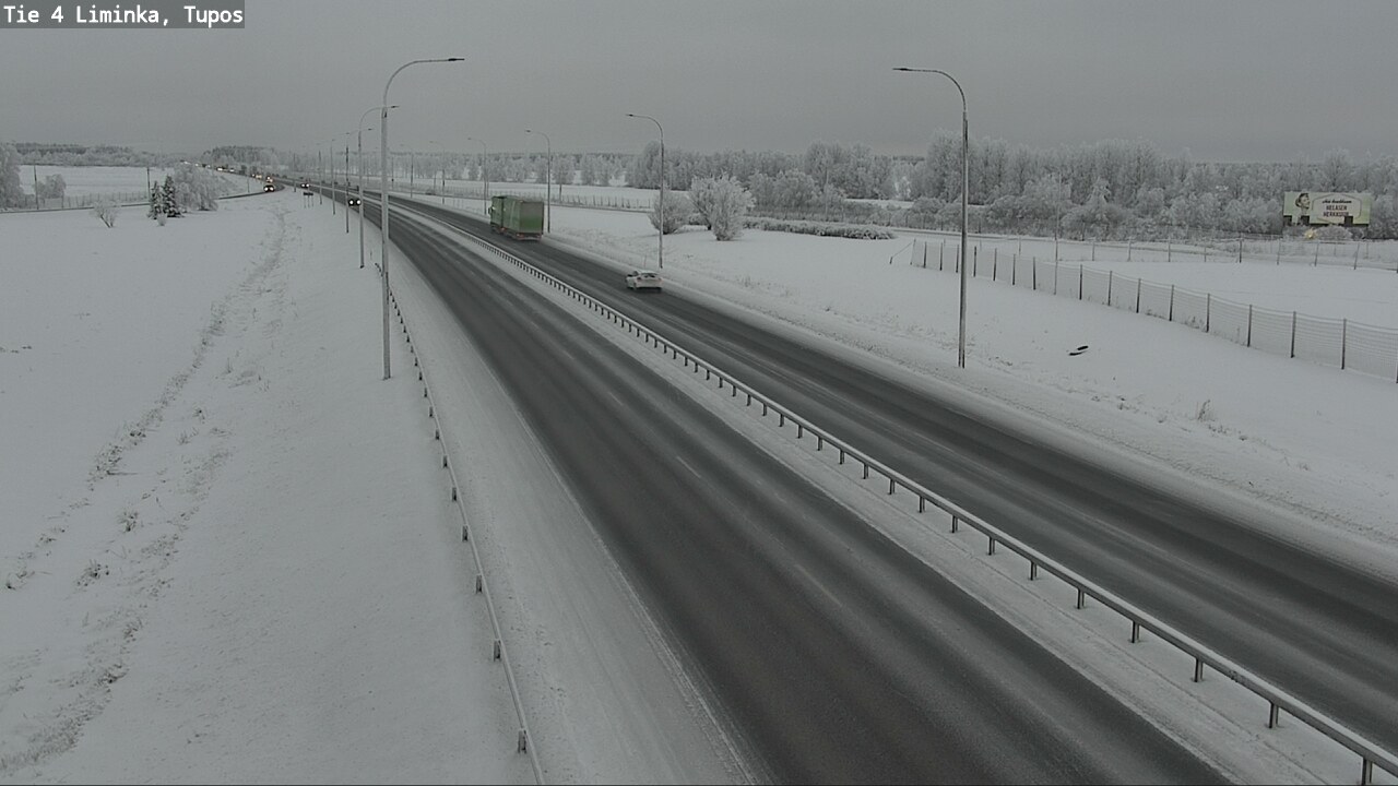 Weather Camera Image Road 4 Liminka, Tupos, Liminka, Pohjois-Pohjanmaa