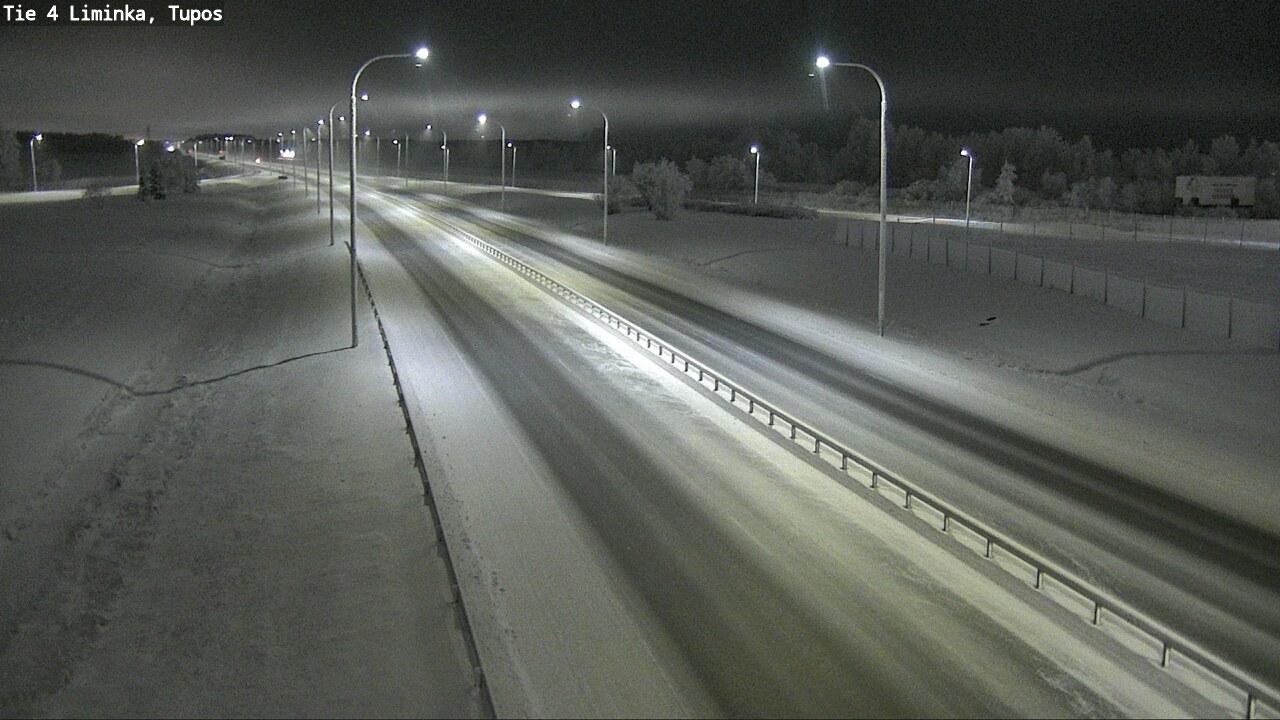 Weather Camera Image Road 4 Liminka, Tupos, Liminka, Pohjois-Pohjanmaa