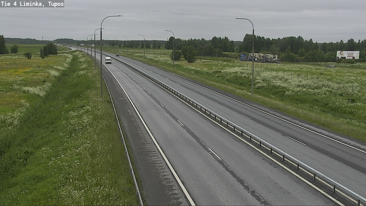 Kelikamerat Kuva Tie 4 Liminka, Tupos, Liminka, Pohjois-Pohjanmaa