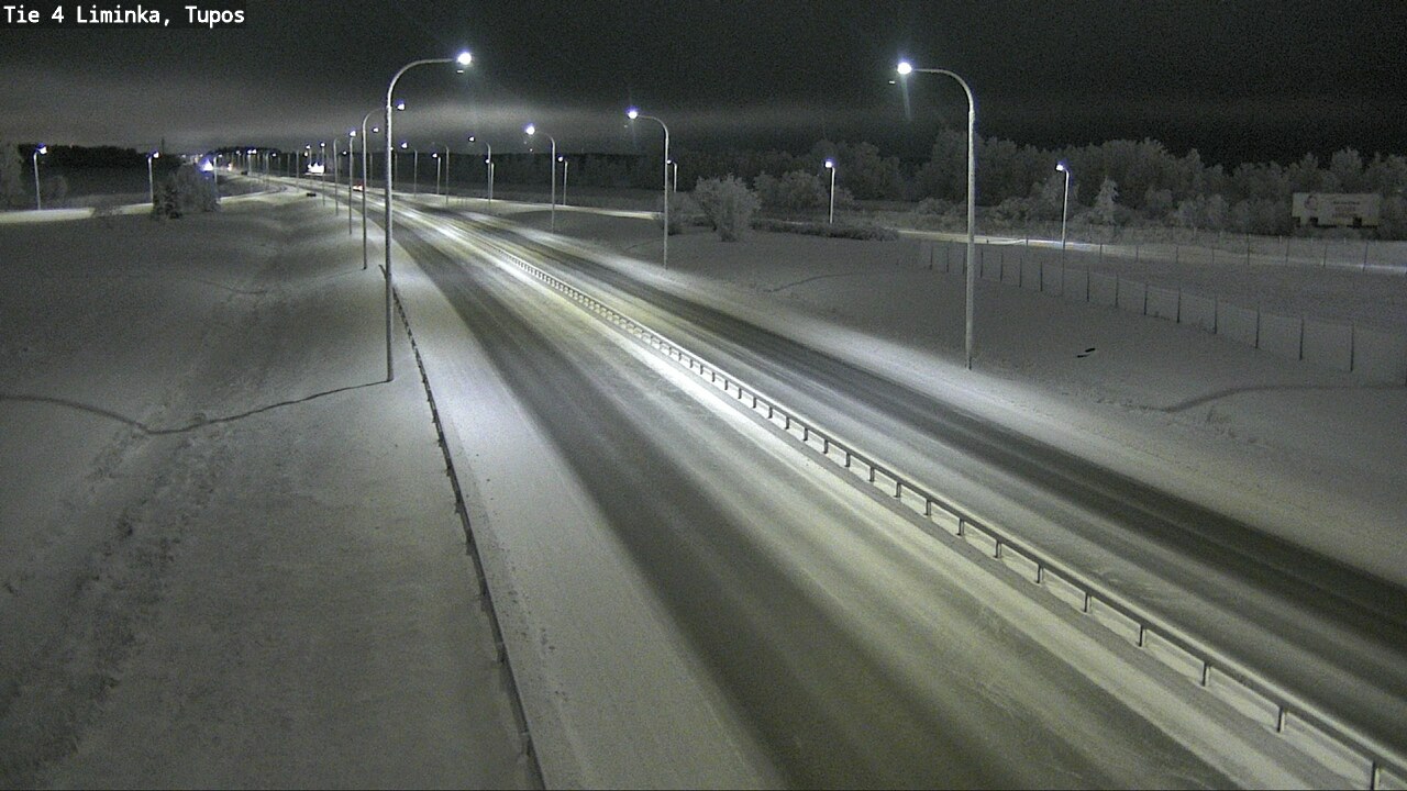 Weather Camera Image Road 4 Liminka, Tupos, Liminka, Pohjois-Pohjanmaa