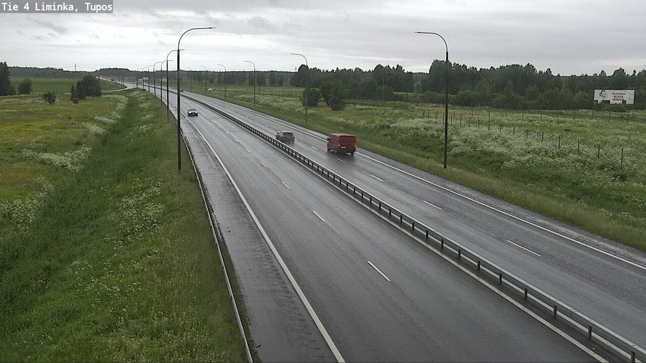 Weather Camera Image Väg 4 Limingo, Tupos, Liminka, Pohjois-Pohjanmaa