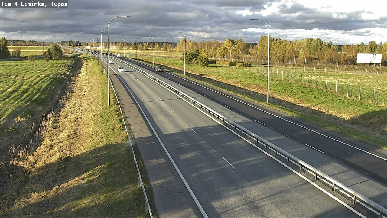 Weather Camera Image Väg 4 Limingo, Tupos, Liminka, Pohjois-Pohjanmaa