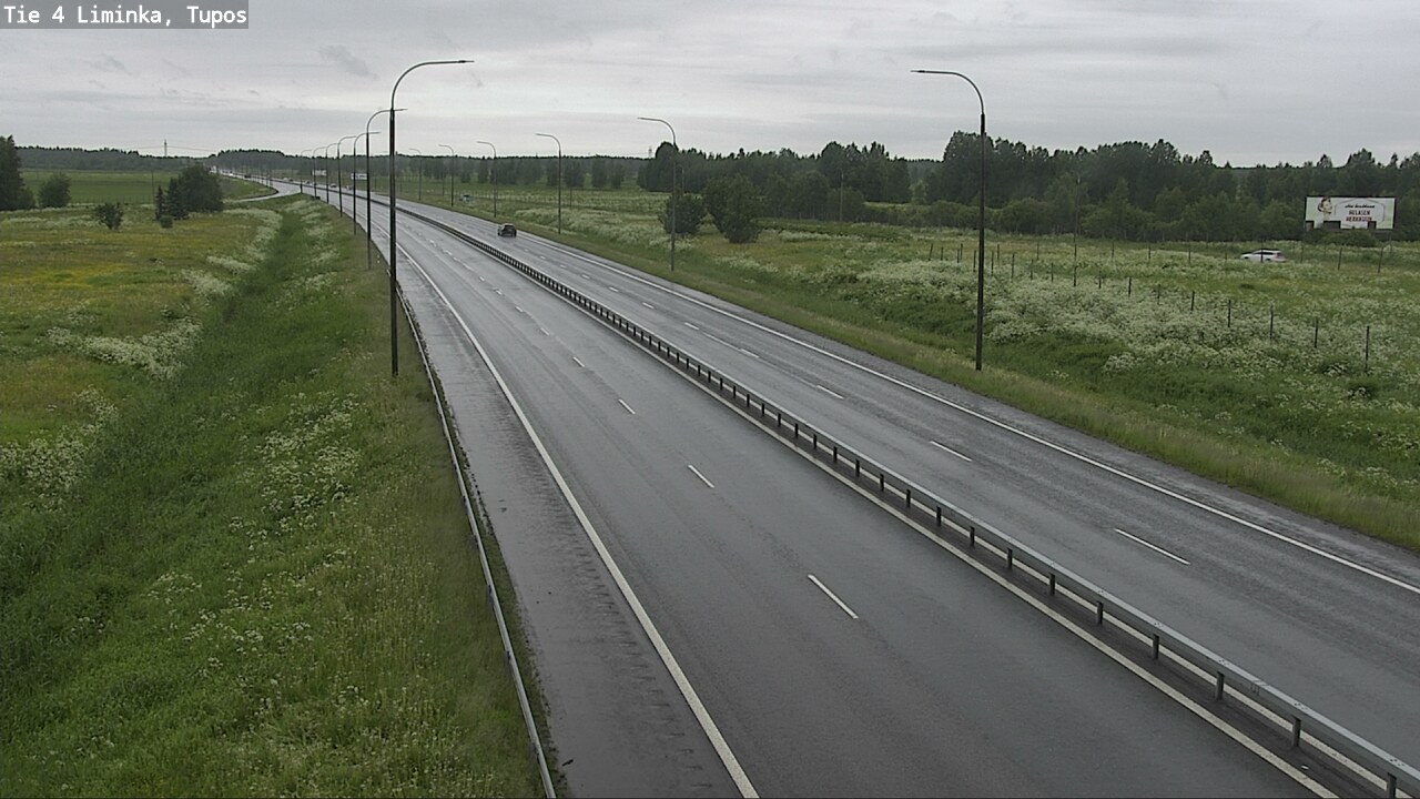 Weather Camera Image Väg 4 Limingo, Tupos, Liminka, Pohjois-Pohjanmaa