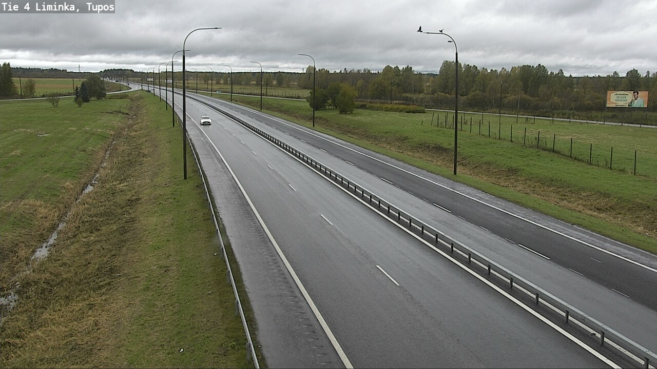 Kelikamerat Kuva Tie 4 Liminka, Tupos, Liminka, Pohjois-Pohjanmaa