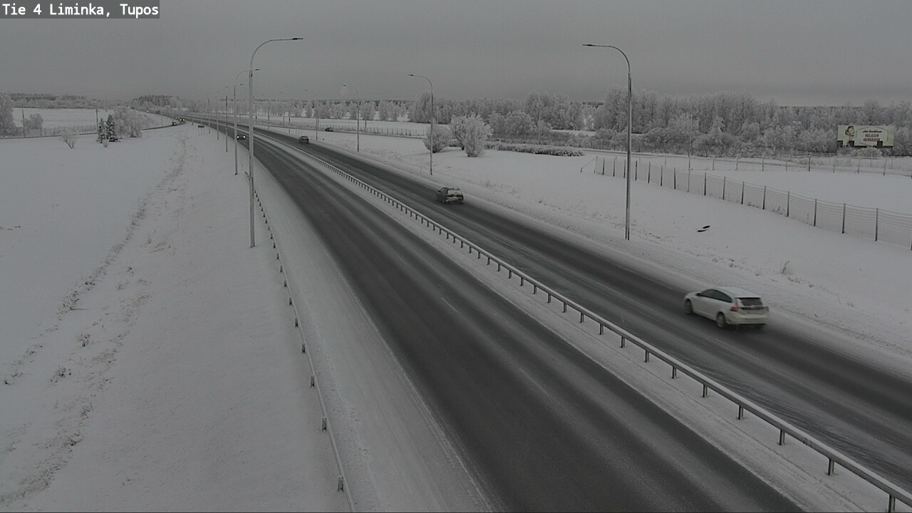 Weather Camera Image Road 4 Liminka, Tupos, Liminka, Pohjois-Pohjanmaa