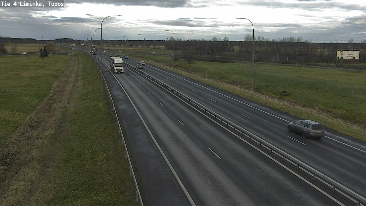 Kelikamerat Kuva Tie 4 Liminka, Tupos, Liminka, Pohjois-Pohjanmaa