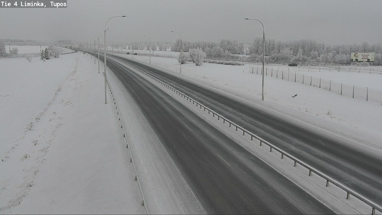 Weather Camera Image Road 4 Liminka, Tupos, Liminka, Pohjois-Pohjanmaa