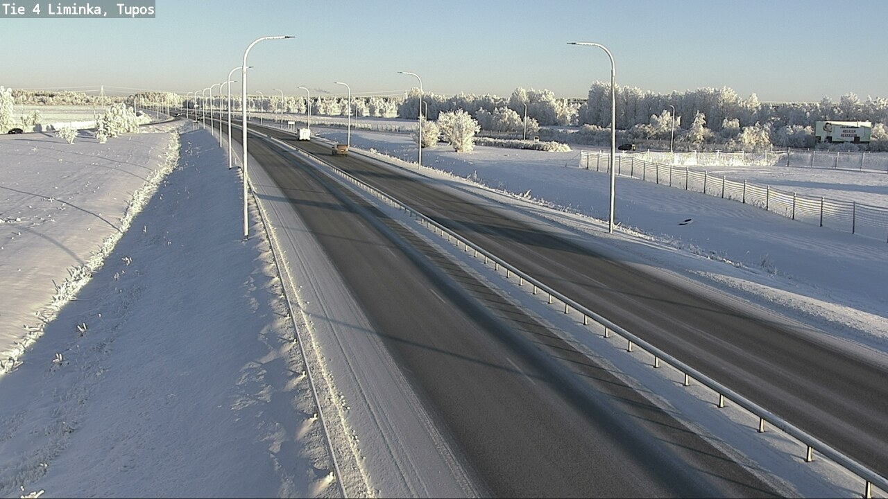 Weather Camera Image Väg 4 Limingo, Tupos, Liminka, Pohjois-Pohjanmaa