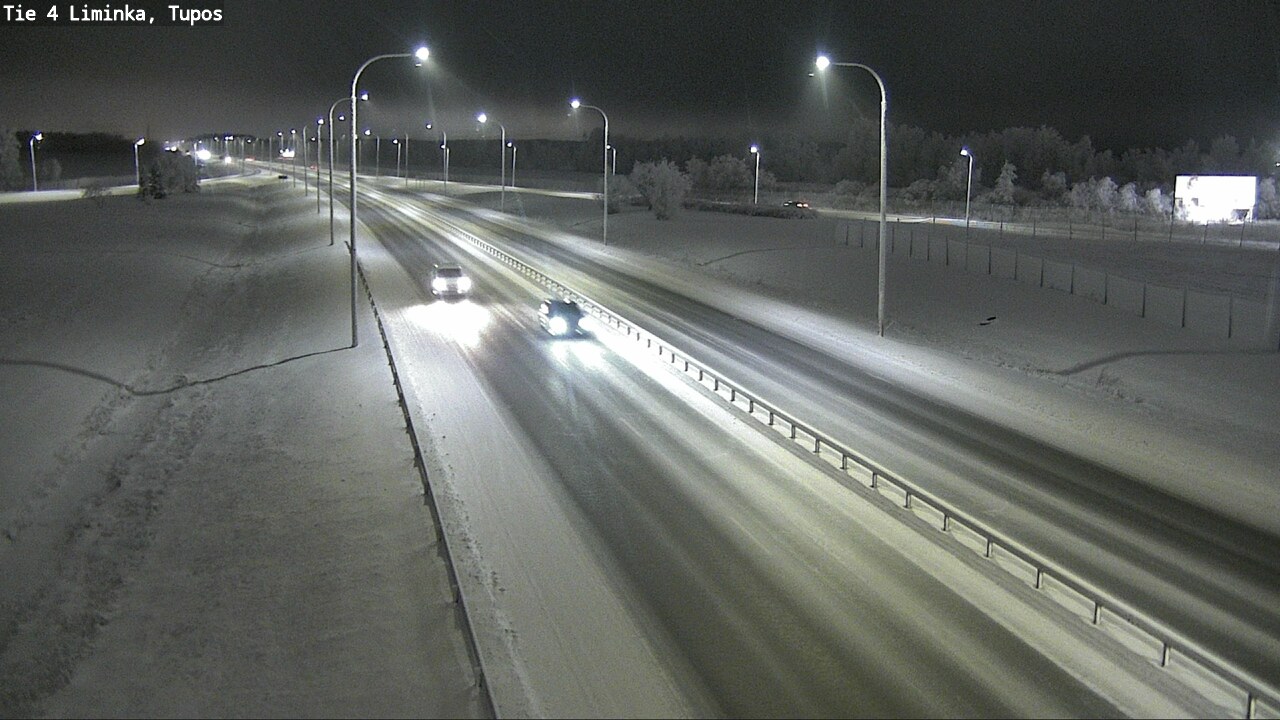 Weather Camera Image Road 4 Liminka, Tupos, Liminka, Pohjois-Pohjanmaa