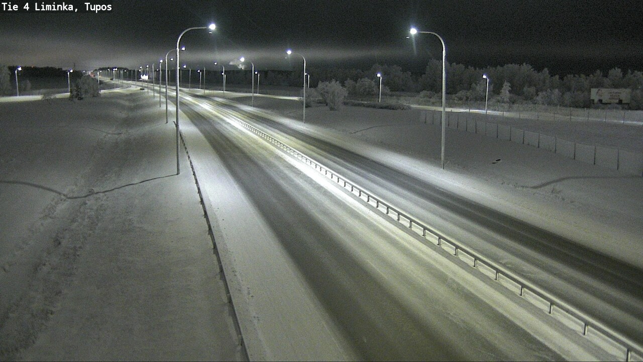 Weather Camera Image Road 4 Liminka, Tupos, Liminka, Pohjois-Pohjanmaa