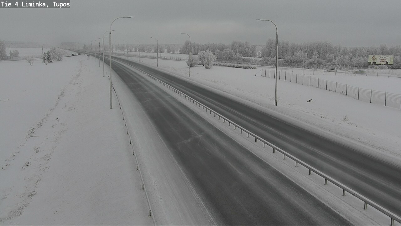 Weather Camera Image Road 4 Liminka, Tupos, Liminka, Pohjois-Pohjanmaa