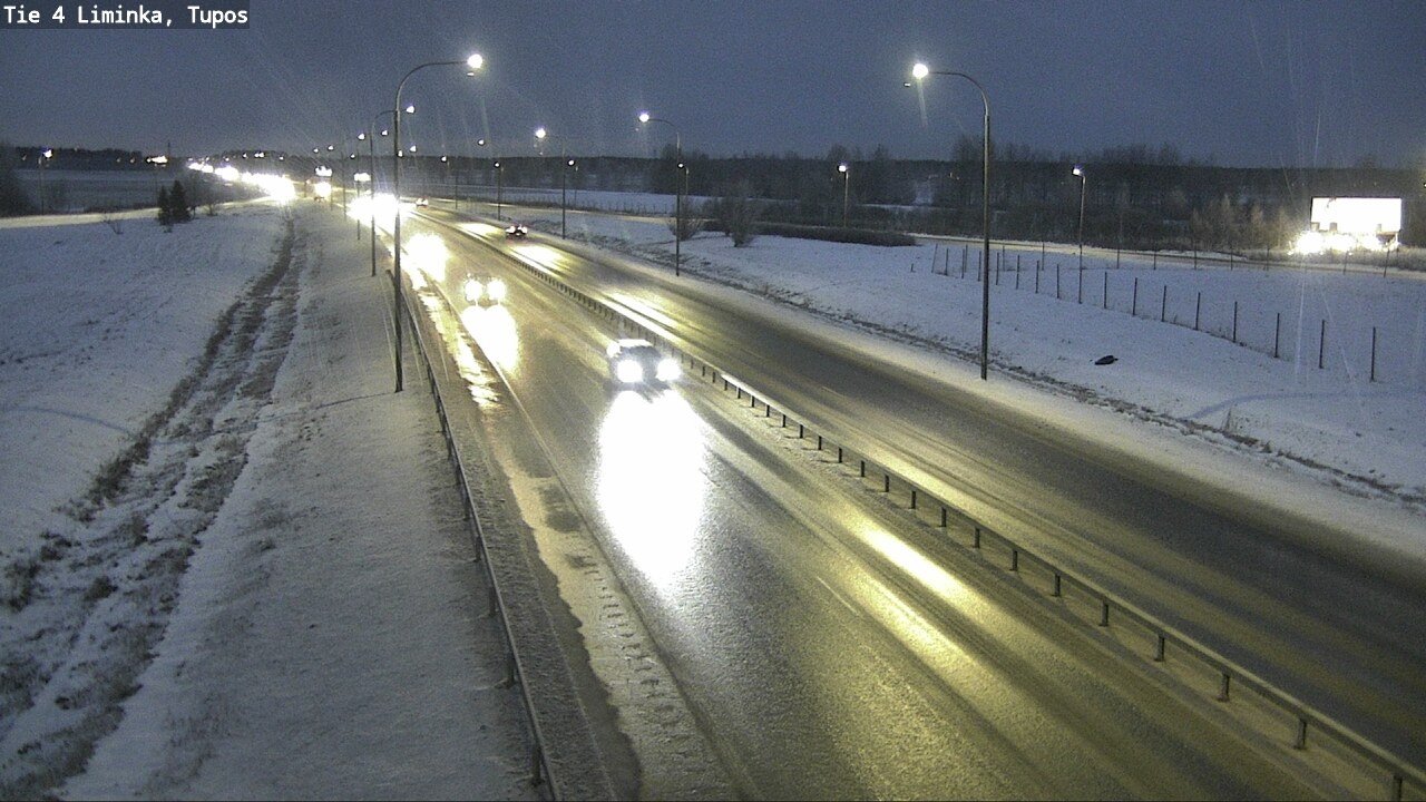 Weather Camera Image Väg 4 Limingo, Tupos, Liminka, Pohjois-Pohjanmaa