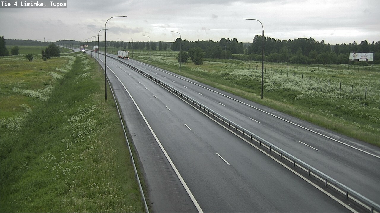 Kelikamerat Kuva Tie 4 Liminka, Tupos, Liminka, Pohjois-Pohjanmaa