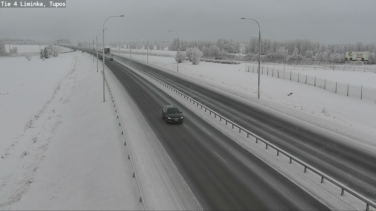 Weather Camera Image Road 4 Liminka, Tupos, Liminka, Pohjois-Pohjanmaa