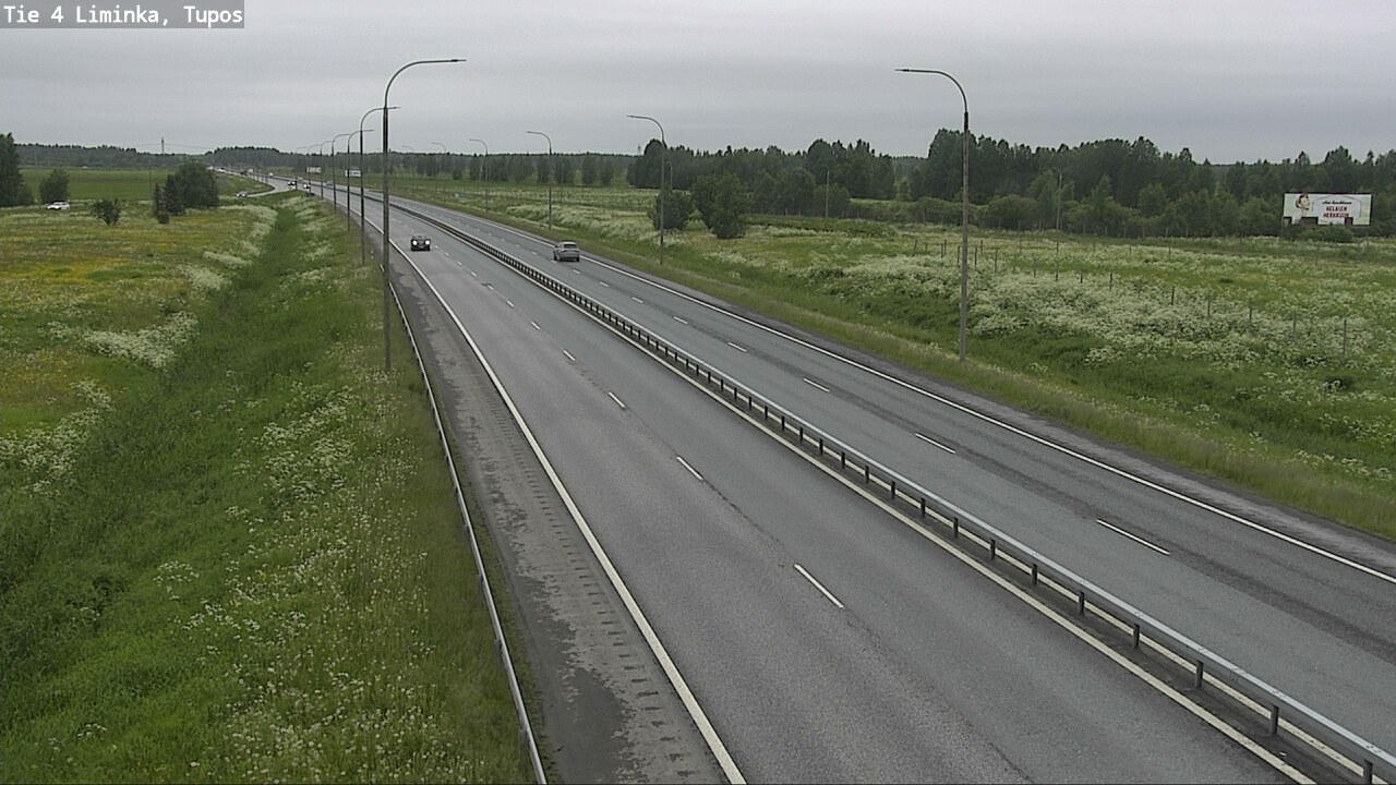 Kelikamerat Kuva Tie 4 Liminka, Tupos, Liminka, Pohjois-Pohjanmaa