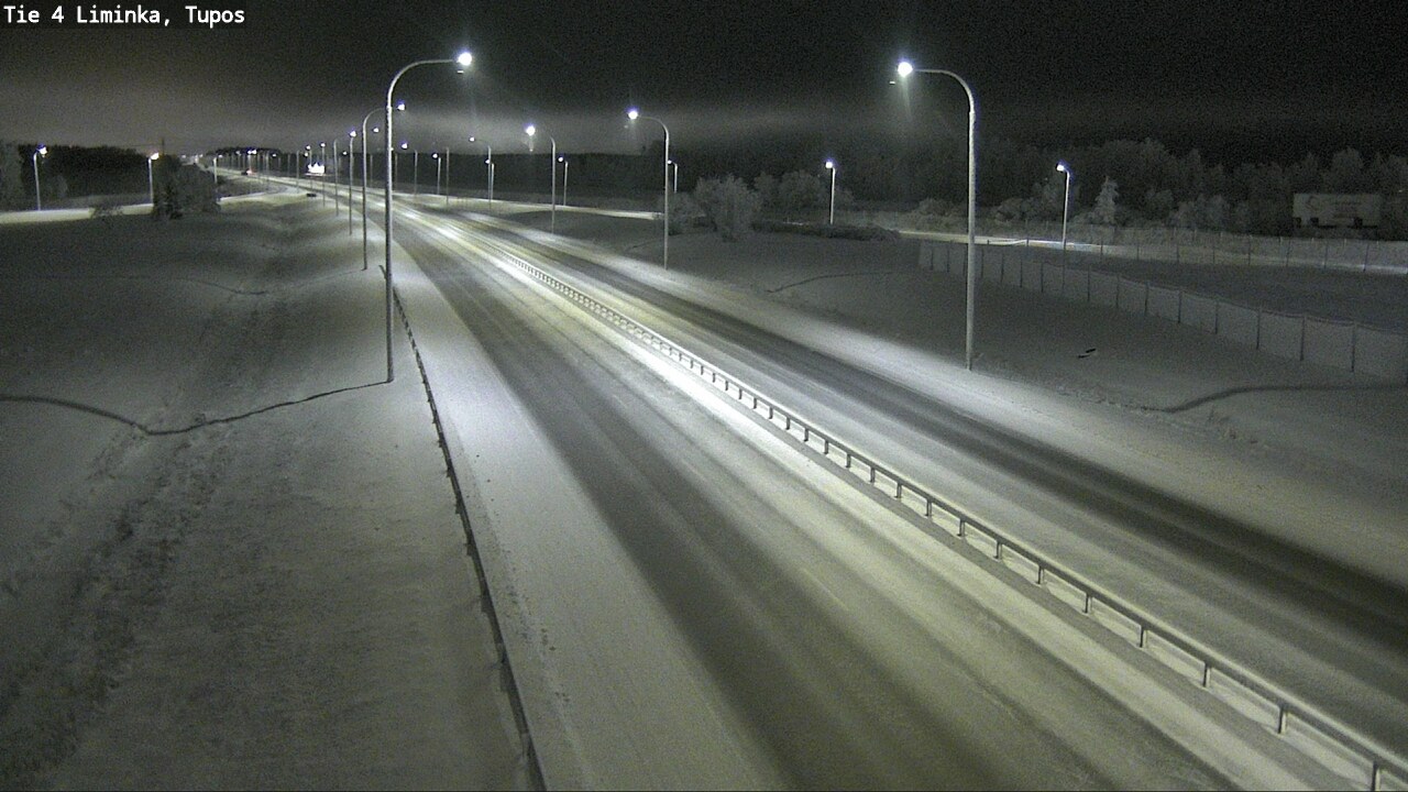 Weather Camera Image Road 4 Liminka, Tupos, Liminka, Pohjois-Pohjanmaa