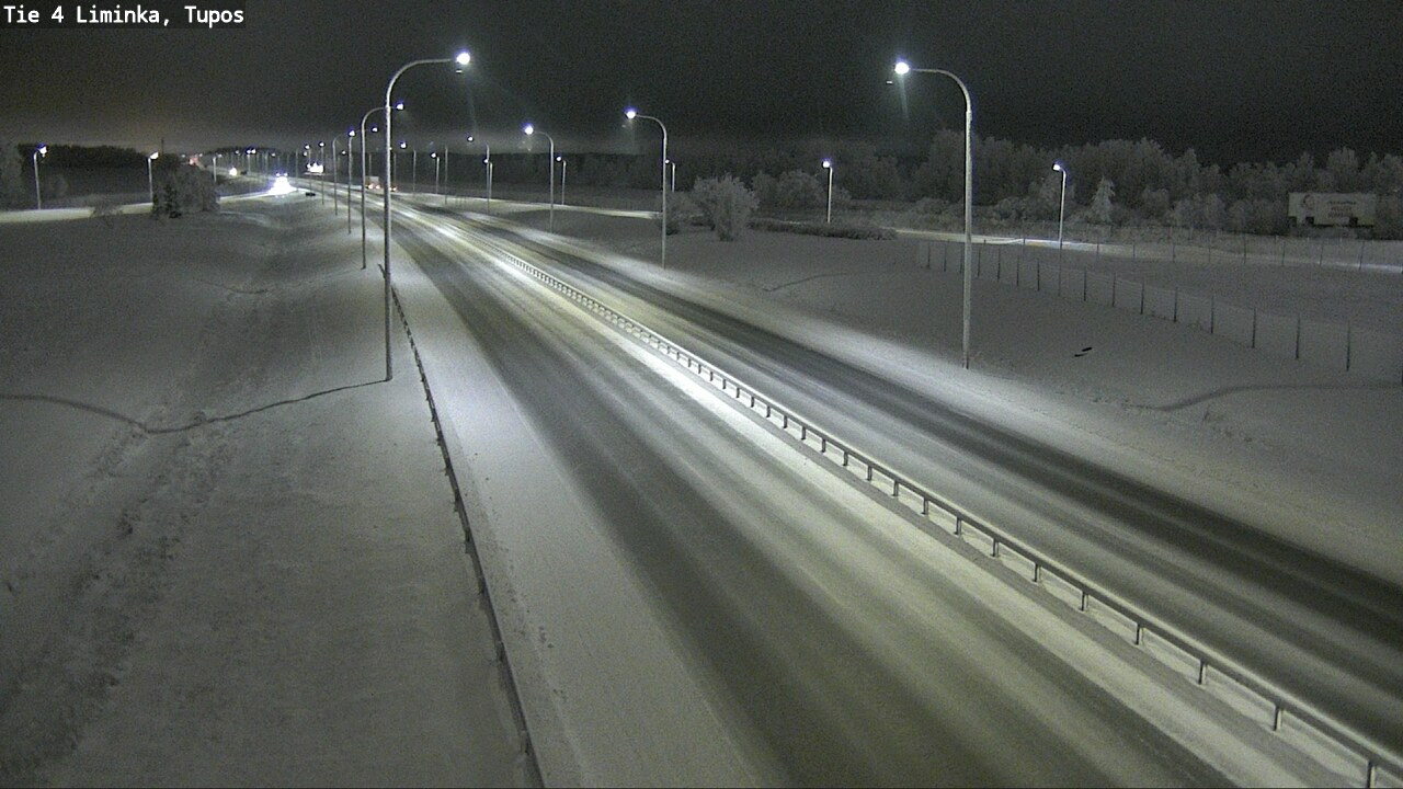 Weather Camera Image Road 4 Liminka, Tupos, Liminka, Pohjois-Pohjanmaa