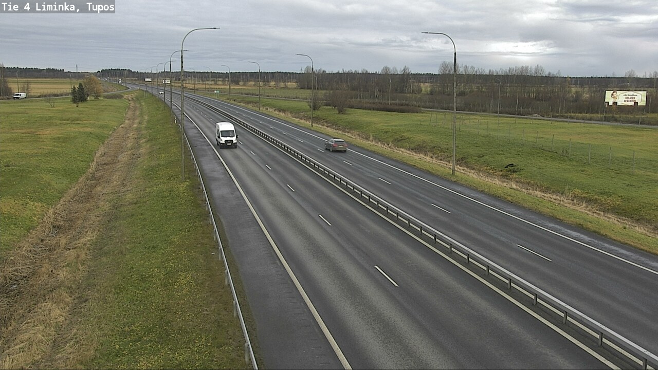 Kelikamerat Kuva Tie 4 Liminka, Tupos, Liminka, Pohjois-Pohjanmaa