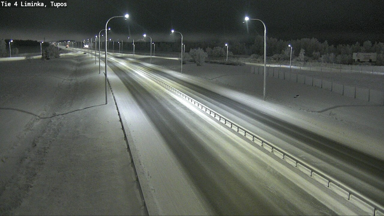 Weather Camera Image Road 4 Liminka, Tupos, Liminka, Pohjois-Pohjanmaa