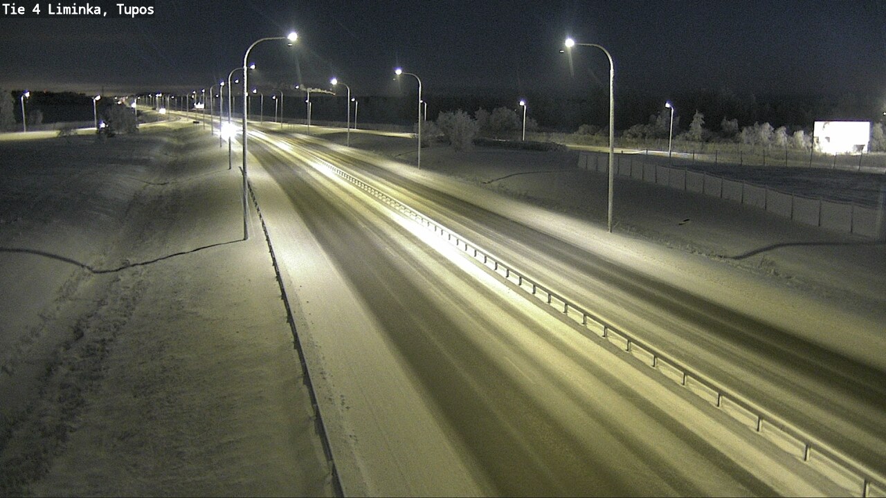 Weather Camera Image Road 4 Liminka, Tupos, Liminka, Pohjois-Pohjanmaa