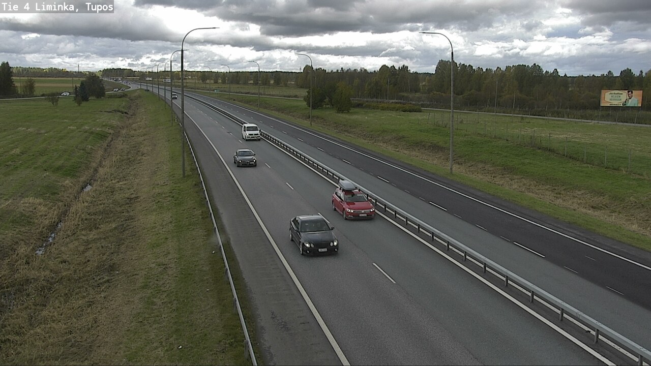 Weather Camera Image Väg 4 Limingo, Tupos, Liminka, Pohjois-Pohjanmaa