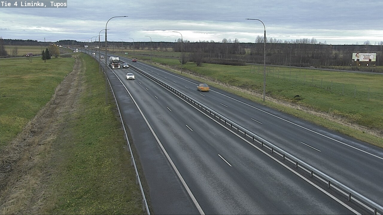 Kelikamerat Kuva Tie 4 Liminka, Tupos, Liminka, Pohjois-Pohjanmaa