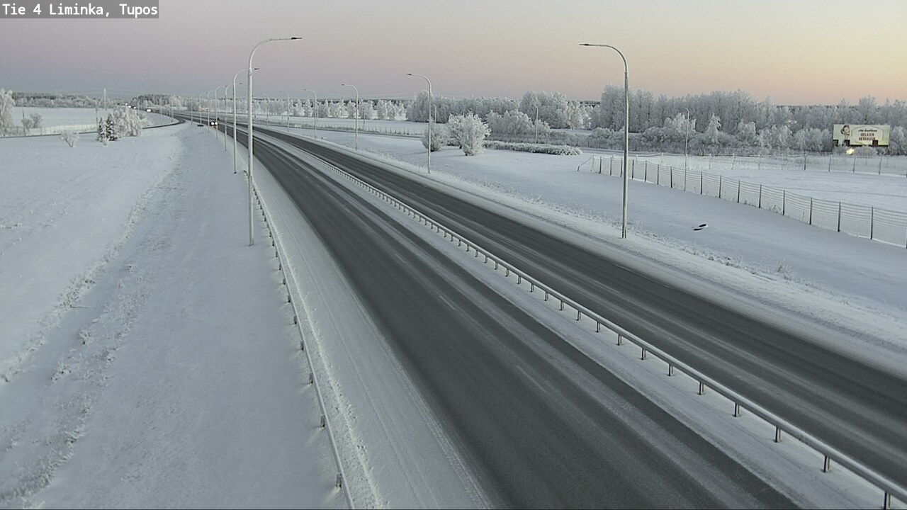 Weather Camera Image Road 4 Liminka, Tupos, Liminka, Pohjois-Pohjanmaa