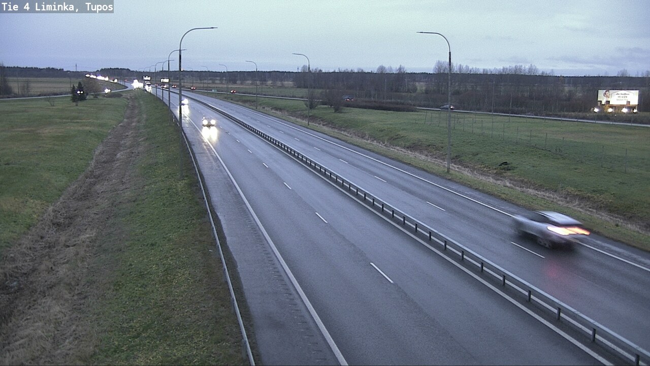 Weather Camera Image Väg 4 Limingo, Tupos, Liminka, Pohjois-Pohjanmaa
