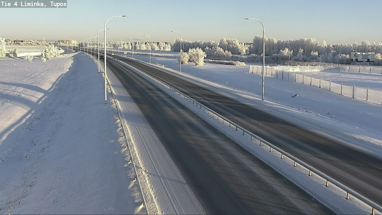Weather Camera Image Väg 4 Limingo, Tupos, Liminka, Pohjois-Pohjanmaa