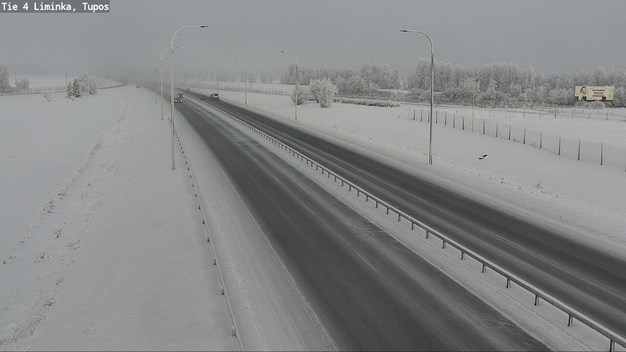 Weather Camera Image Road 4 Liminka, Tupos, Liminka, Pohjois-Pohjanmaa